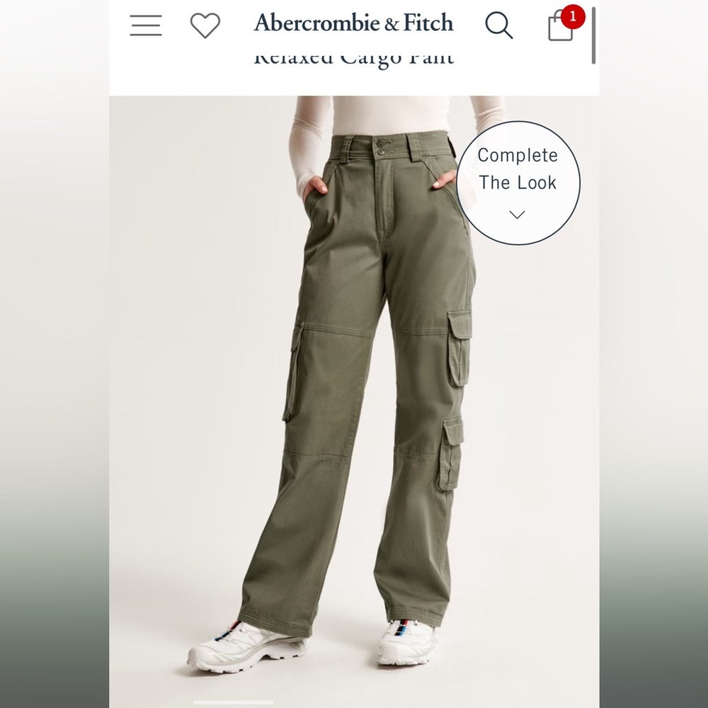 Abercrombie & fitch relaxed cargo